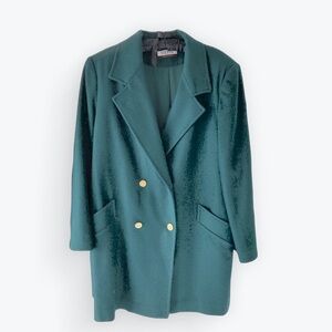 VTG Forrani Wool Coat Green 16